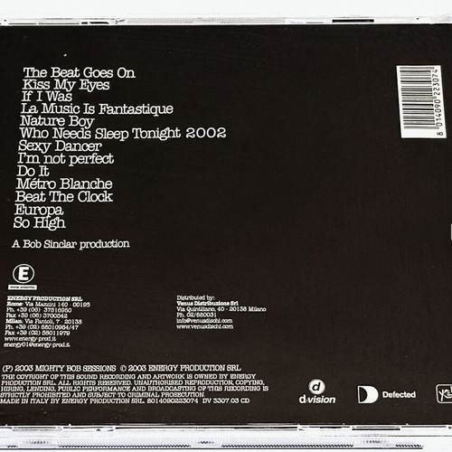 Bob Sinclar III CD used, electronic music