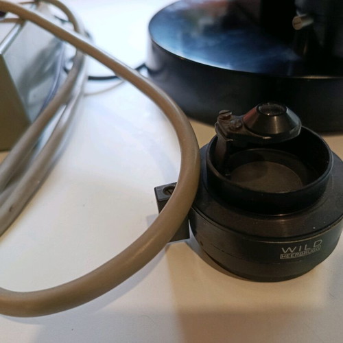 Collectible WILD Heerbrugg Microscope used with original accessory