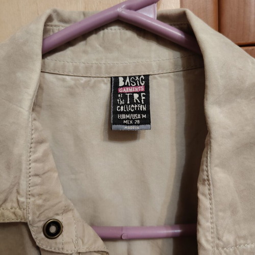 Oversized women's shirt Zara beige medium like new