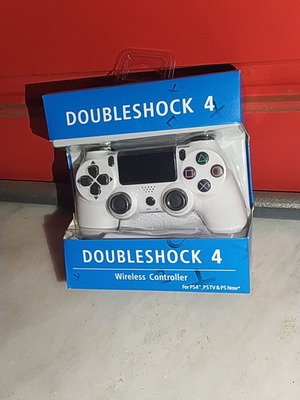 Doubleshock 4 Ασύρματο gamepad για PS4 λευκό καινούργιο