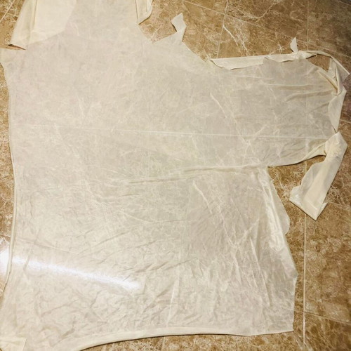 Light elastic lining fabric used, beige light color