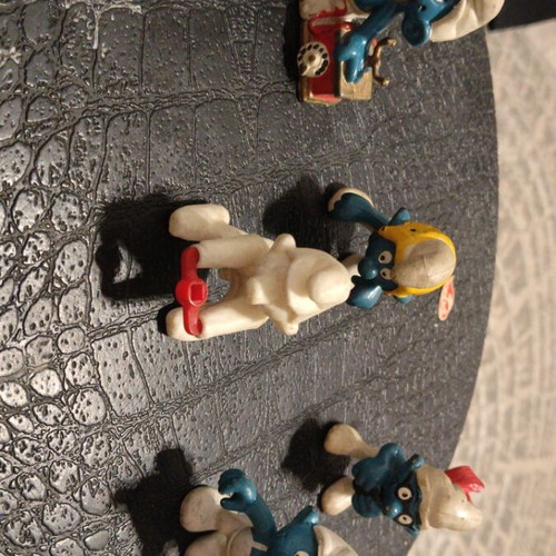 Vintage Smurfs figures from the 70s and 80s