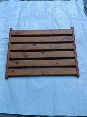 Wooden Footrest Handmade Pine New
