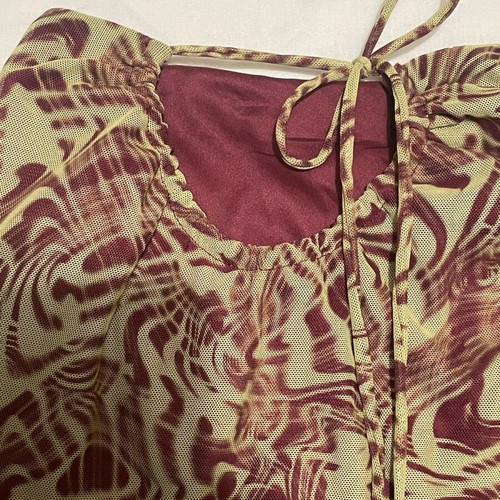 Skirt Bershka brand new, size S, colorful green