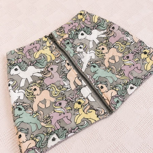 H&M Girl's Skirt New With Colorful Pony Design, Size 110-116 cm