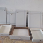 Kitchen cabinets used, 20 pieces, MDF material
