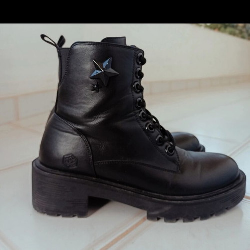 Lumberjack women combat boots size 37 like new, black