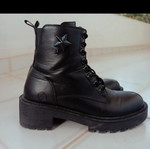 Lumberjack women combat boots size 37 like new, black