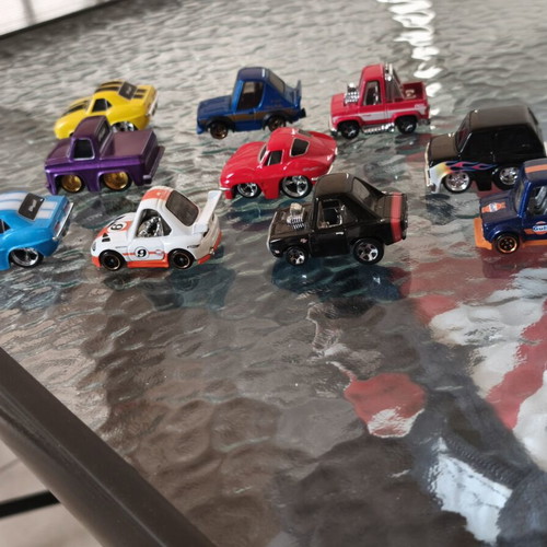 Toy cars new, set of 10 collectible