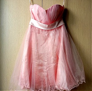 Ροζ βραδινό φόρεμα (βάφτιση, γάμο)