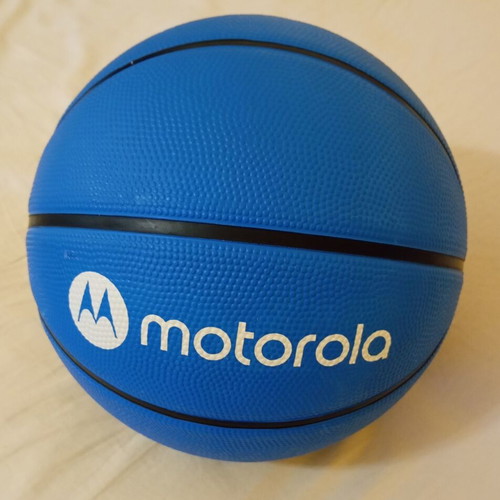 Collectible basketball ball new, Motorola Euroleague collaboration, small size
