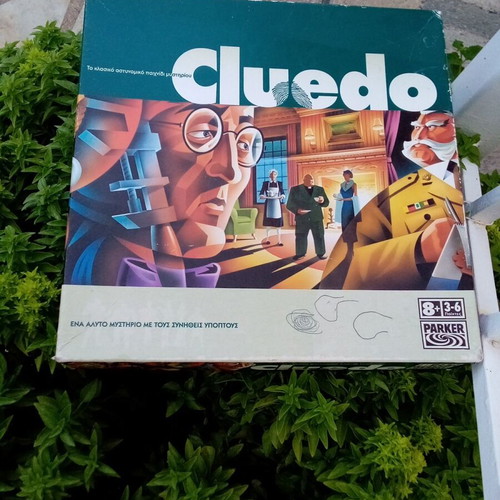 Cluedo Parker board game used with missing parts
