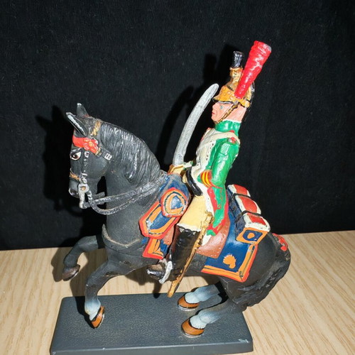 DeAgostini French Imperial Guard Horse Grenadier metal miniature like new