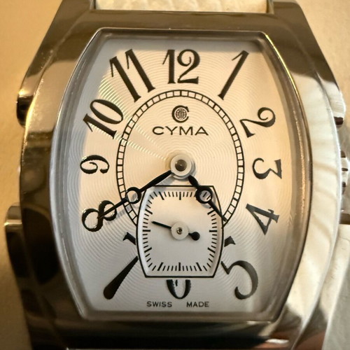 Cyma Le Locle Ladies Watch New White Full Set