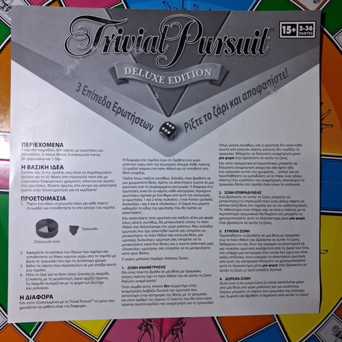 Trivial Pursuit Deluxe Edition board game like new