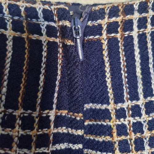 Vintage wool skirt blue like new