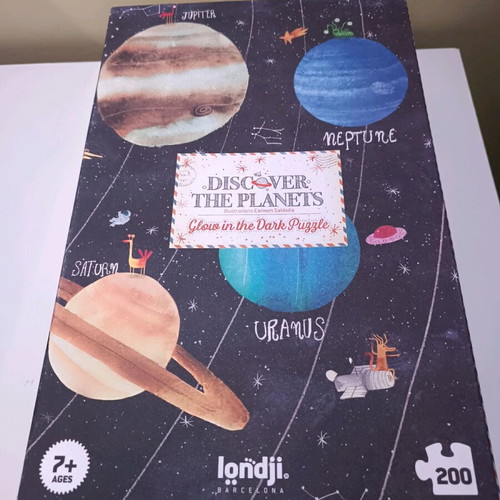 Puzzle Discover the planets like new, 200 pieces, glow in the dark
