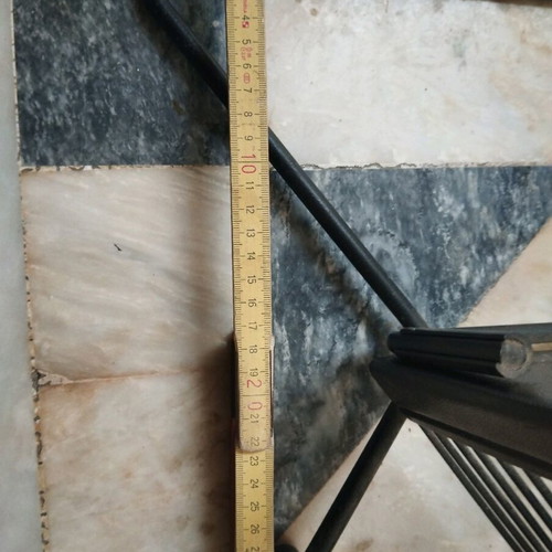 Metal column for 100 CDs height 1.70 m