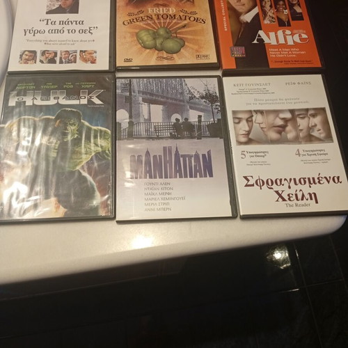 6 DVD movie collection with subtitles