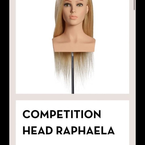 L'IMAGE Raphaela Hairdressing Mannequin with Natural Blonde Hair New