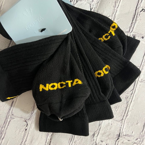 Nocta socks new, set of 3 pairs, black and yellow