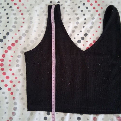 Vintage crop top black size L like new