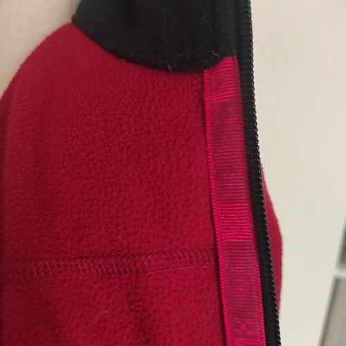 Haglöfs women's fleece deep red size S like new