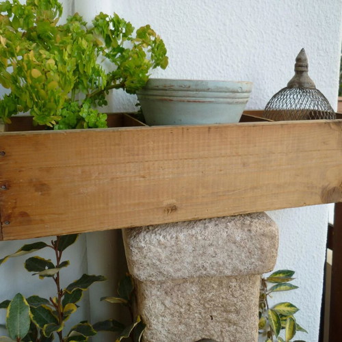 Wooden vintage file drawer used from the 1960s