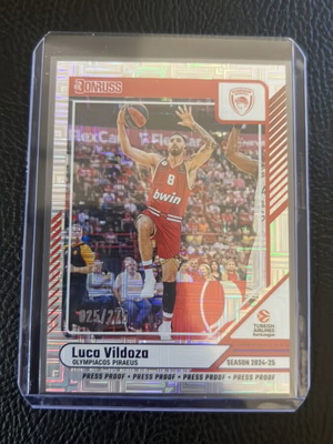 Luca Vildoza Euroleague Donruss 24/25 card new
