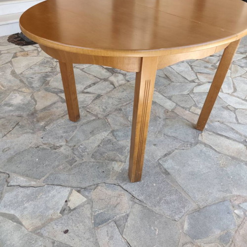 Kitchen table used, beech wood, extendable 1.59 m length