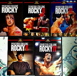 5 DvD Rocky - 1+2+3+4+5  Sylvester Stallone