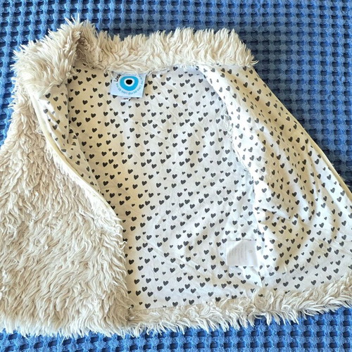 Look @ Me children's jacket, size 128 cm, age 7-8, synthetic fur