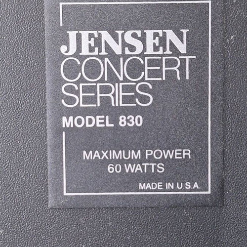 Jensen Concert Series Model 830 Vintage Hi-Fi Speakers used, made in U.S.A.