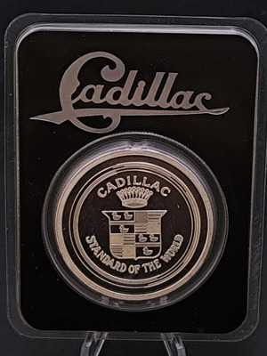Cadillac Coin 1oz .999 Silver Official Edition Sealed