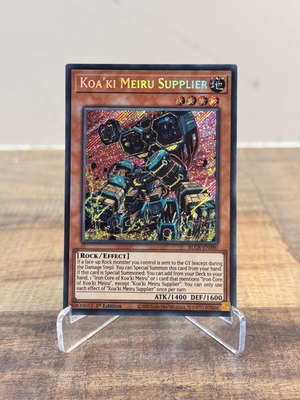 Yu-Gi-Oh! Koa'ki Meiru Supplier Secret Rare 1st Edition card near mint