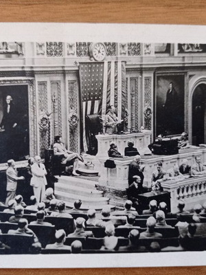 Historical photo of Georgios II at the Congress 1942 used