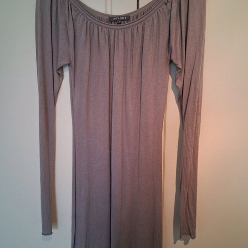 Not Shy knitted dress Large gray like new