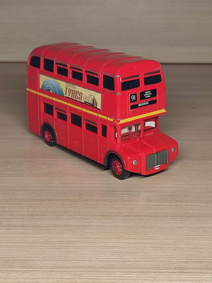 Mattel Disney Pixar Cars London Double Decker Bus used, metal deluxe