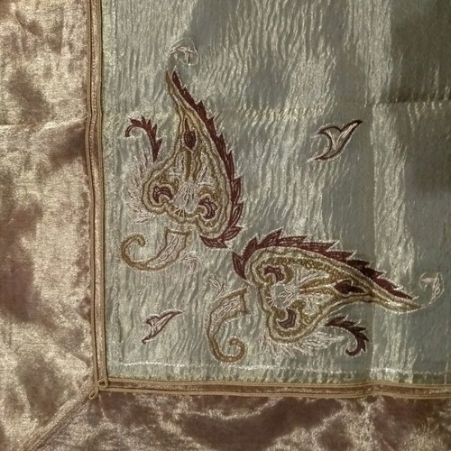 Set of 4 new Indian silk scarves of various sizes