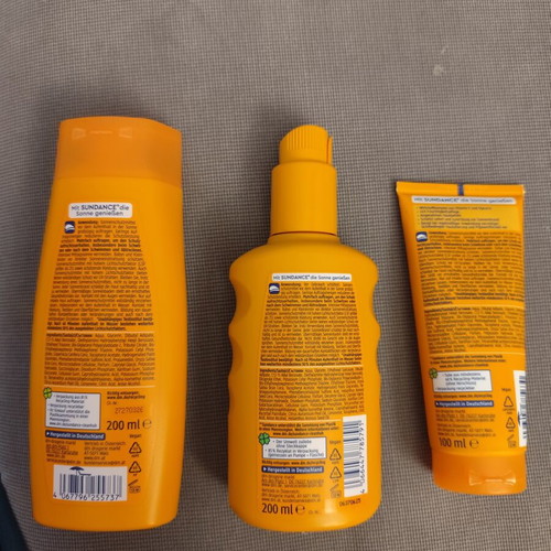 Sun dance body and face sunscreen set new, unused