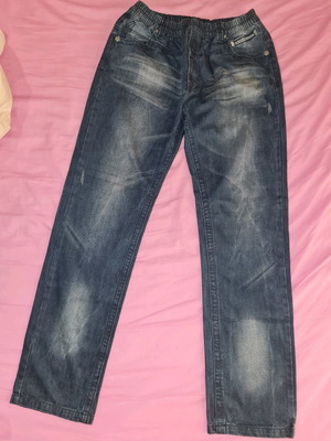 Blue Jeans Smallgang used, size EU47, elastic waistband