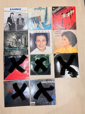 Vinyl records used, sold per piece