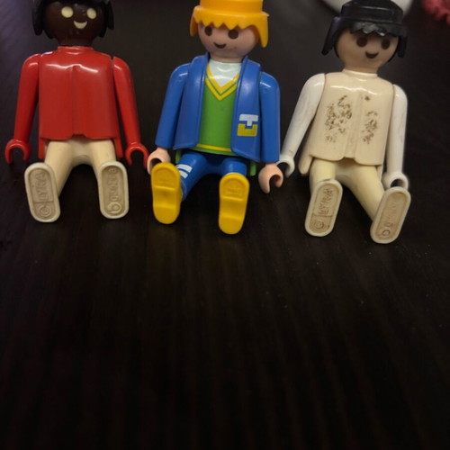 Playmobil Geobra Lyra collectible figures used, set of 3