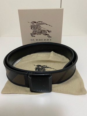 Burberry belt like new, black and brown, size 100