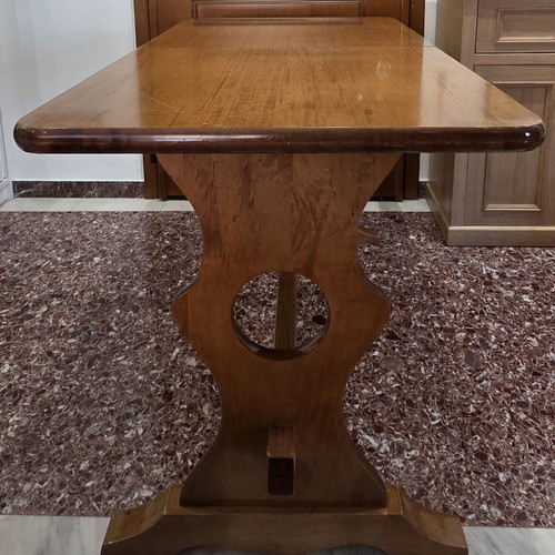 Wooden extendable table used with 33 cm extension