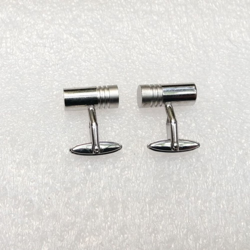 Silver 925 Cufflinks with 20mm Rod Length, New