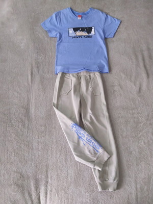 Joyce tracksuit set with short sleeve shirt for 4-year-old boy like new