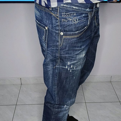 Scinn jean used, size XXL, blue