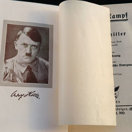Mein Kampf by Adolf Hitler 1935 German book