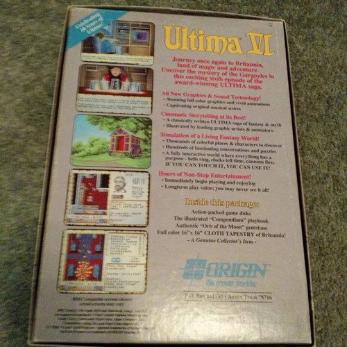 Ultima VI PC used, rare edition with 5.25" and 3.5" floppy disks